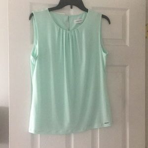 Calvin Klein Green Blouse - LG